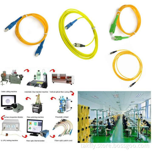 Manufacture Fiber Optic Patch Cord Cable